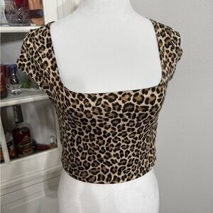 Gaze - Leopard Print Women's Top